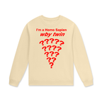 "Greetings Fellow Human" Unisex Cotton Pullover