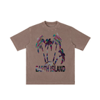 "GLITCH RESORT" Shoulder T-shirt