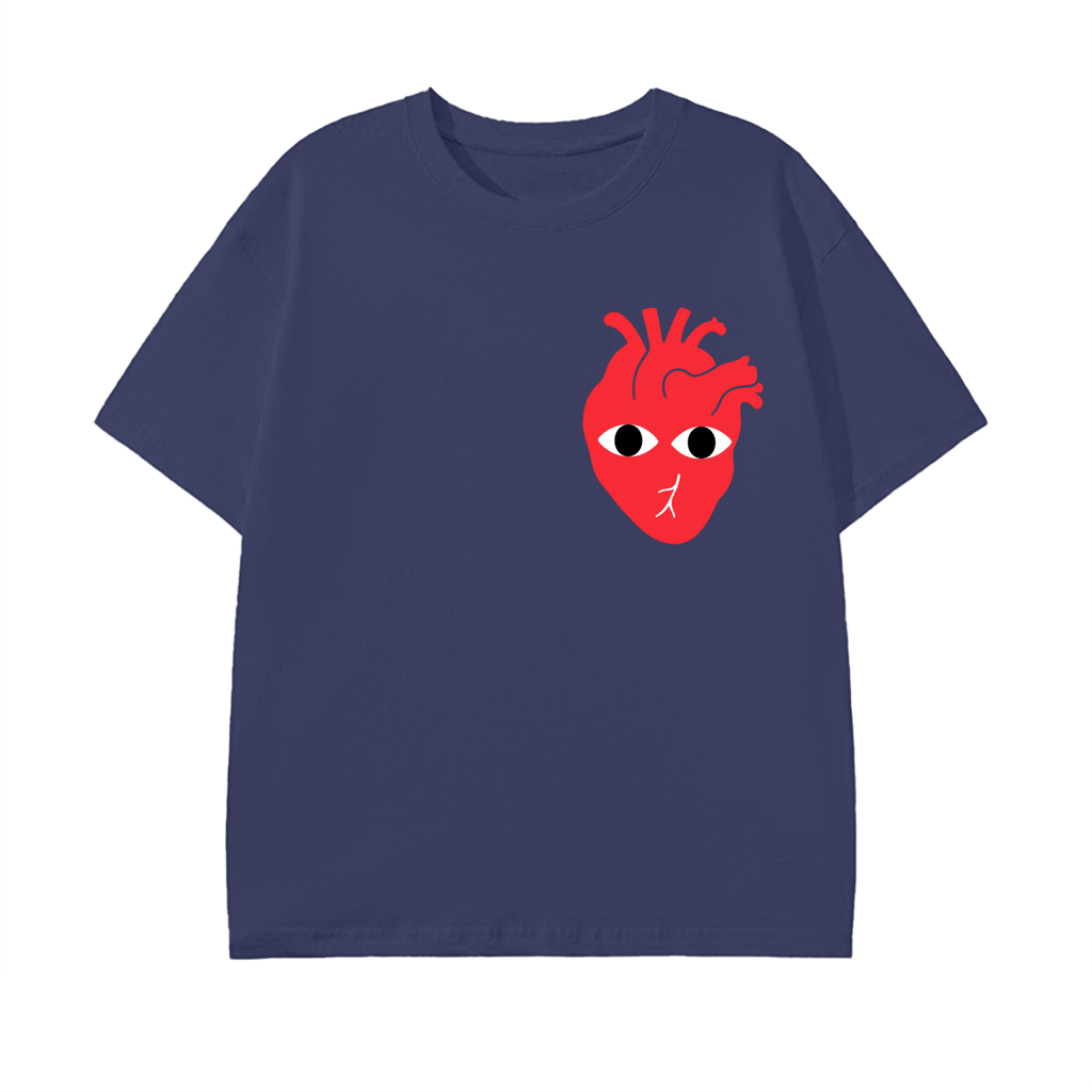 "REAL HEARTS" Cotton Unisex T-Shirt
