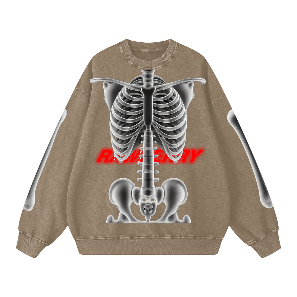 Snow Washed Oversized Sweatshirt