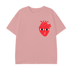 "REAL HEARTS" Cotton Unisex T-Shirt