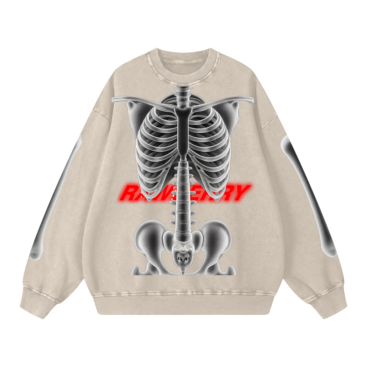 Snow Washed Oversized Sweatshirt